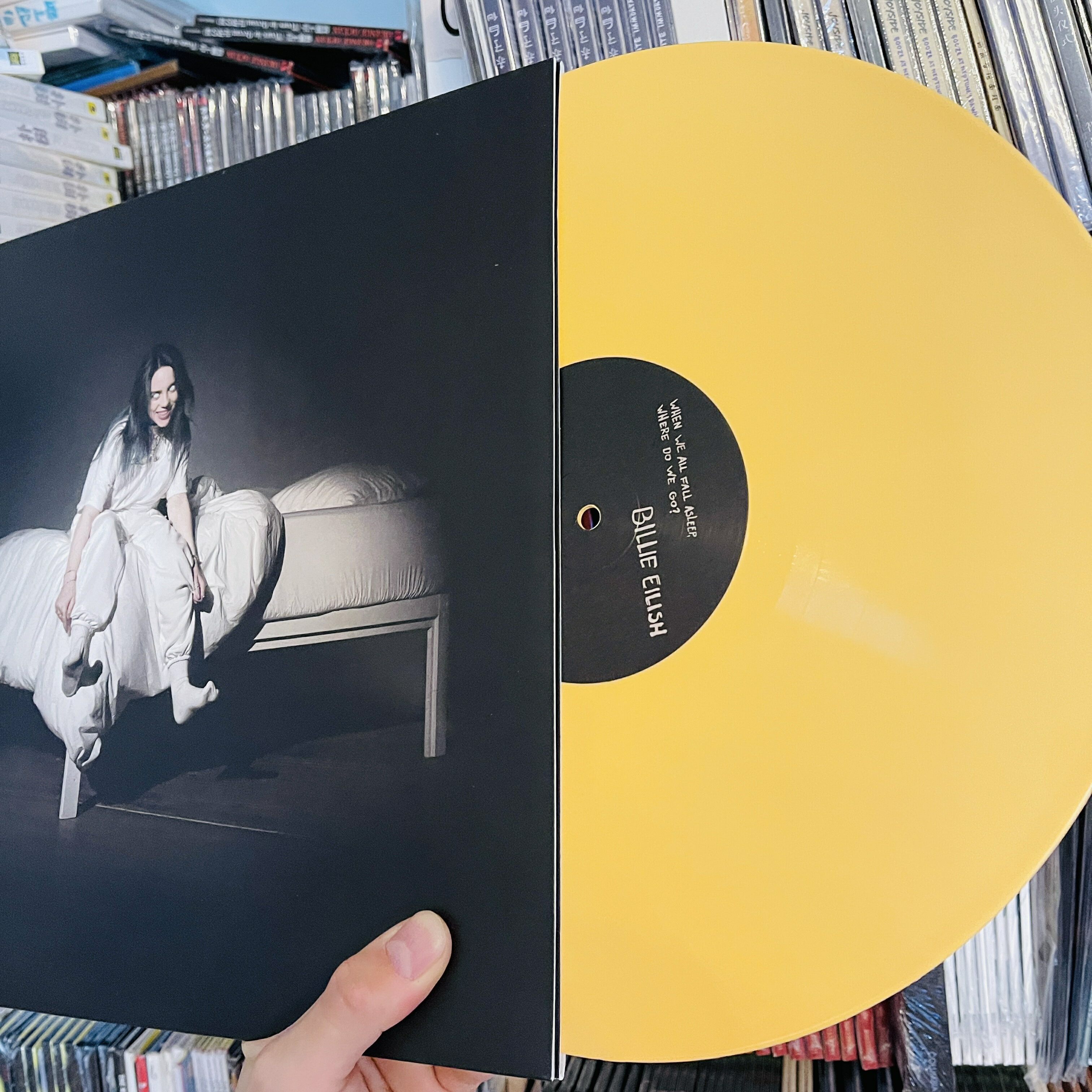 橙膠 碧梨Billie Eilish When We All Fall Asleep黑膠唱片LP