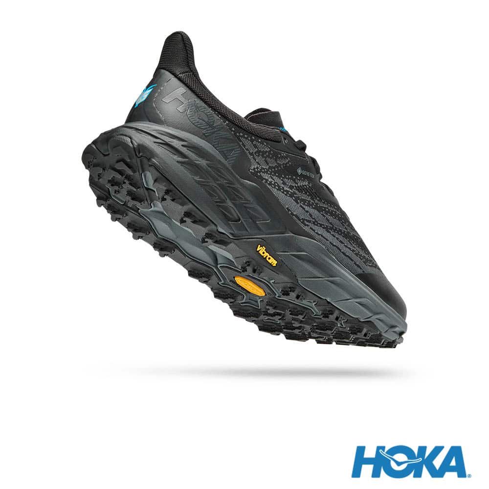 【毒】HOKA 男 Speedgoat 5 Goretex 健行鞋 黑 HO1127912BBLC【領券折222｜Cube卡+APP下單最高10%回饋】