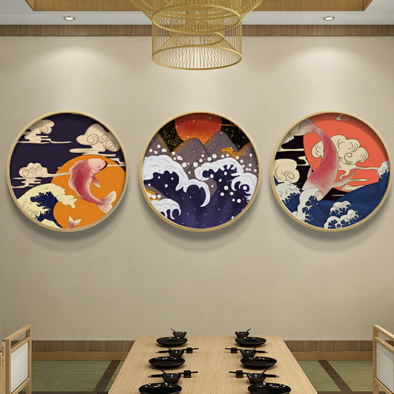 日式浮世繪掛畫和風居屋餐廳裝飾畫燒鳥店日式料理店壽喜燒壁畫/掛畫/壁畫/裝飾畫/掛壁畫/背景畫/客廳裝飾掛畫