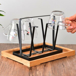 杯架 家用創意杯架置物架玻璃杯掛架手提倒掛收納架茶杯架子客廳鐵藝