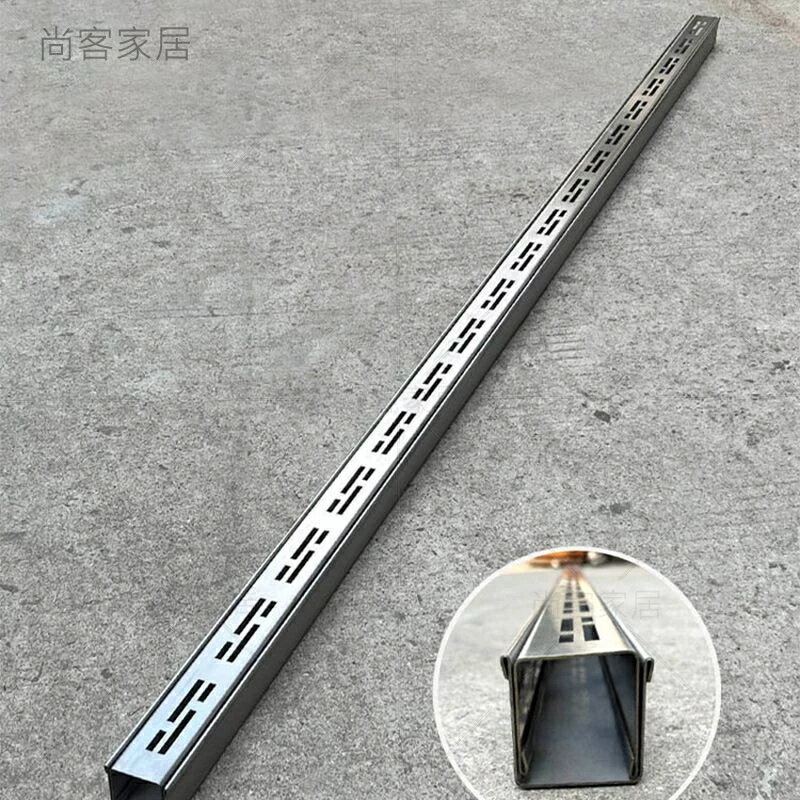 304陽臺不銹鋼排水溝 U型槽 露台庭院地溝下水道 迷你成品小水槽蓋板