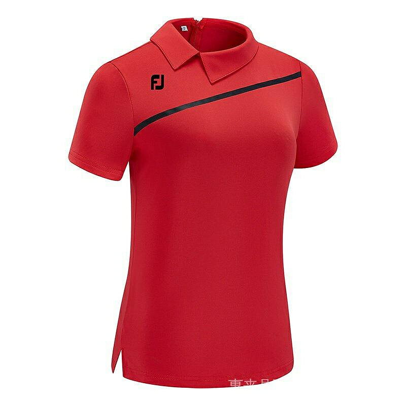 FootJoy高爾夫服裝短袖T恤女士FJ夏季 Golf運動Polo衫女裝舒適速乾球衣FN13248434