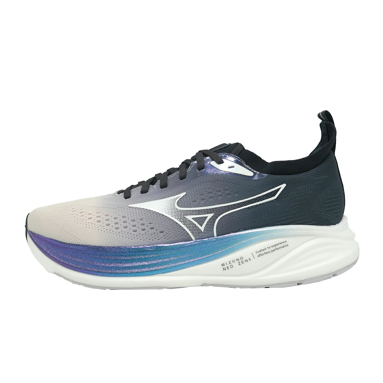 Mizuno 美津濃 慢跑鞋 Neo Zen 2 男鞋 藍 厚底 回彈 月明系列 J1GS2611-99