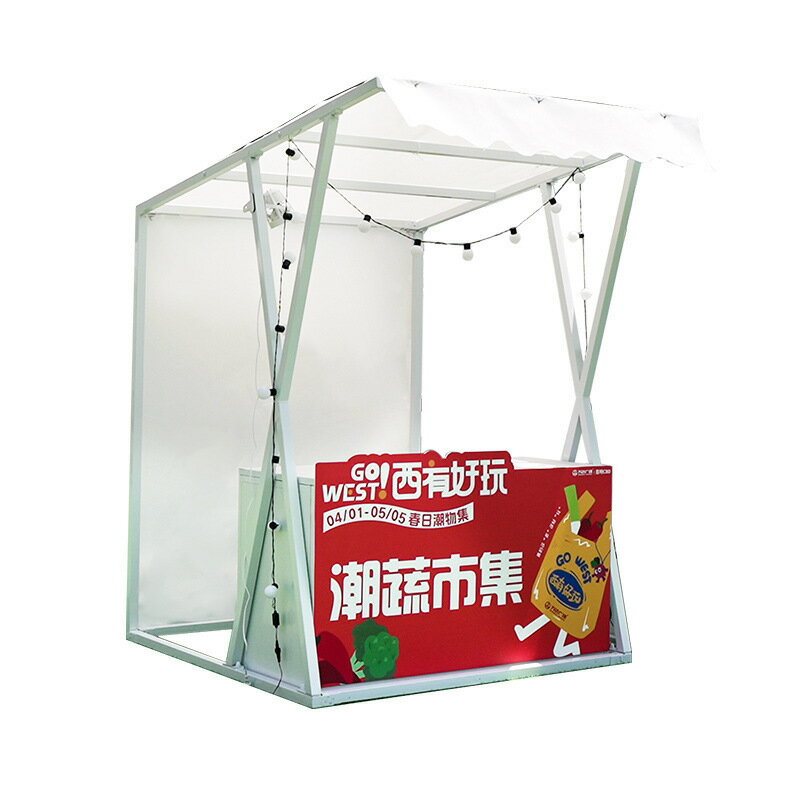 【免運/可開票】擺攤推車 集市擺攤貨架商場戶外棚活動展示架網紅移動攤位促銷花車售賣貨臺