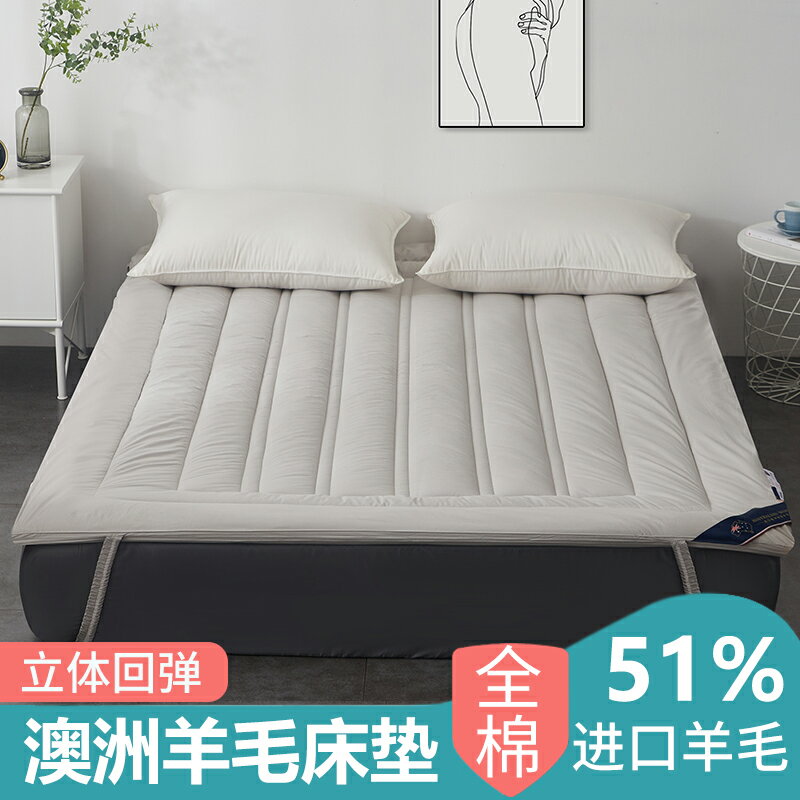 羊毛床墊軟墊家用1.5米墊褥床褥墊被保暖單人褥子冬季加厚床上用