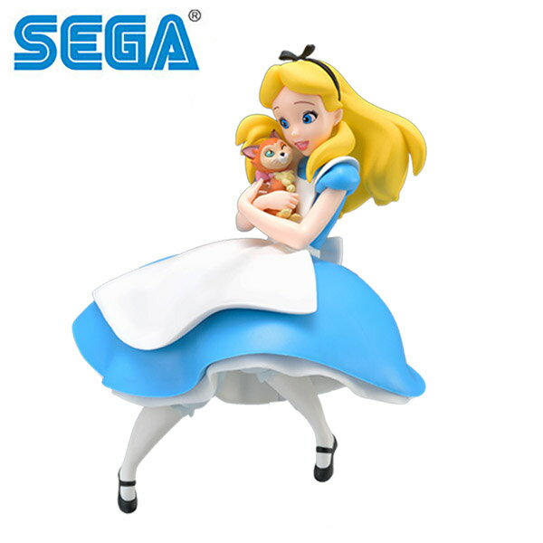 【日本正版】愛麗絲夢遊仙境 公仔 愛麗絲 Alice 模型 19cm SEGA - 305331