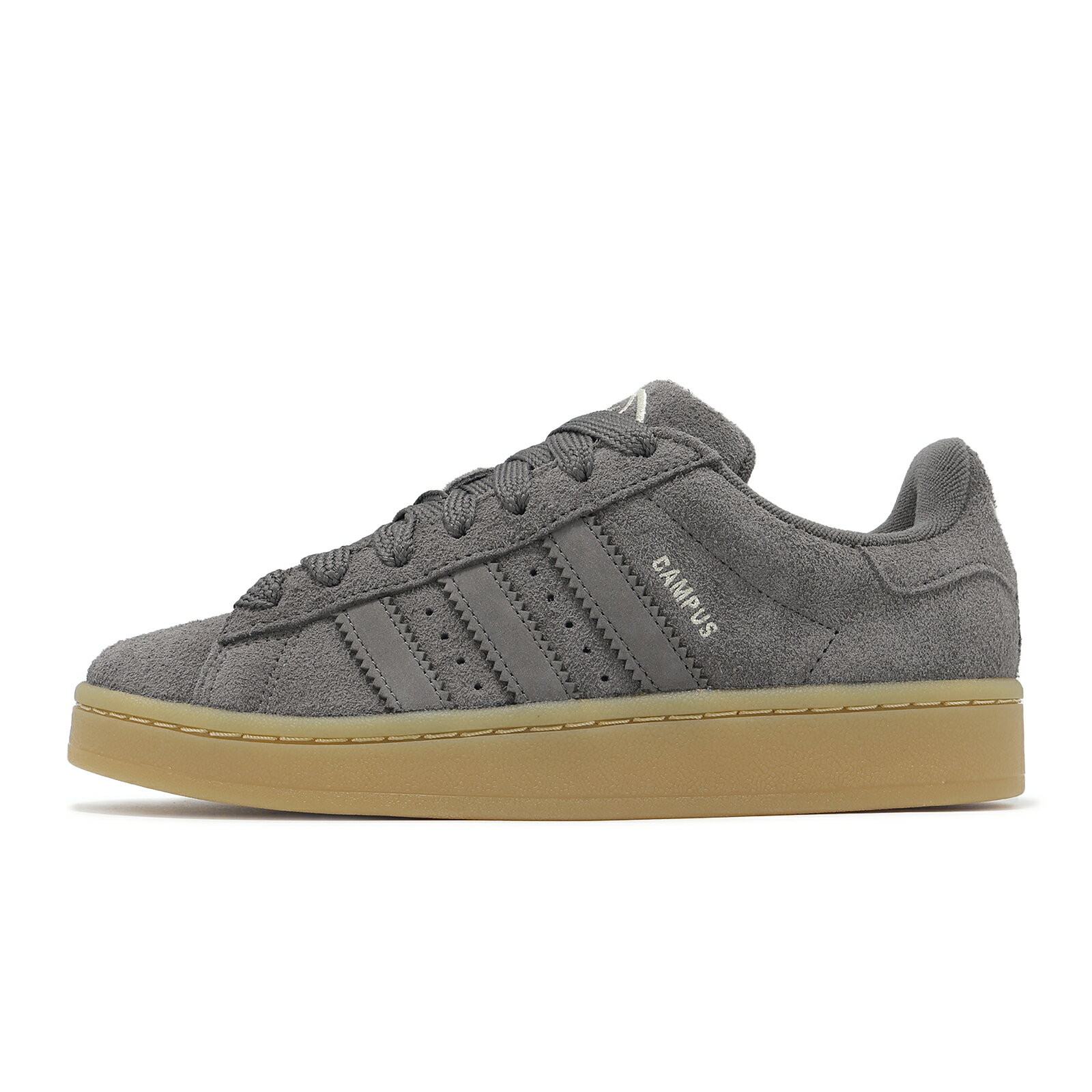 adidas 休閒鞋 Campus 00s W 深灰 女鞋 麂皮 膠底 復古 三葉草 愛迪達 IH2661