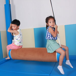 免運+開發票 圓形木馬懸吊秋千早教兒童感統平衡訓練器材體智能運動玩具橫抱筒