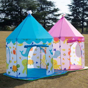 兒童帳篷室內免安裝折疊女孩公主城堡玩具小屋4到6歲秘密基地