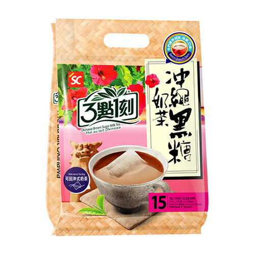 3點1刻沖繩黑糖奶茶(20g*15p/袋)【愛買】