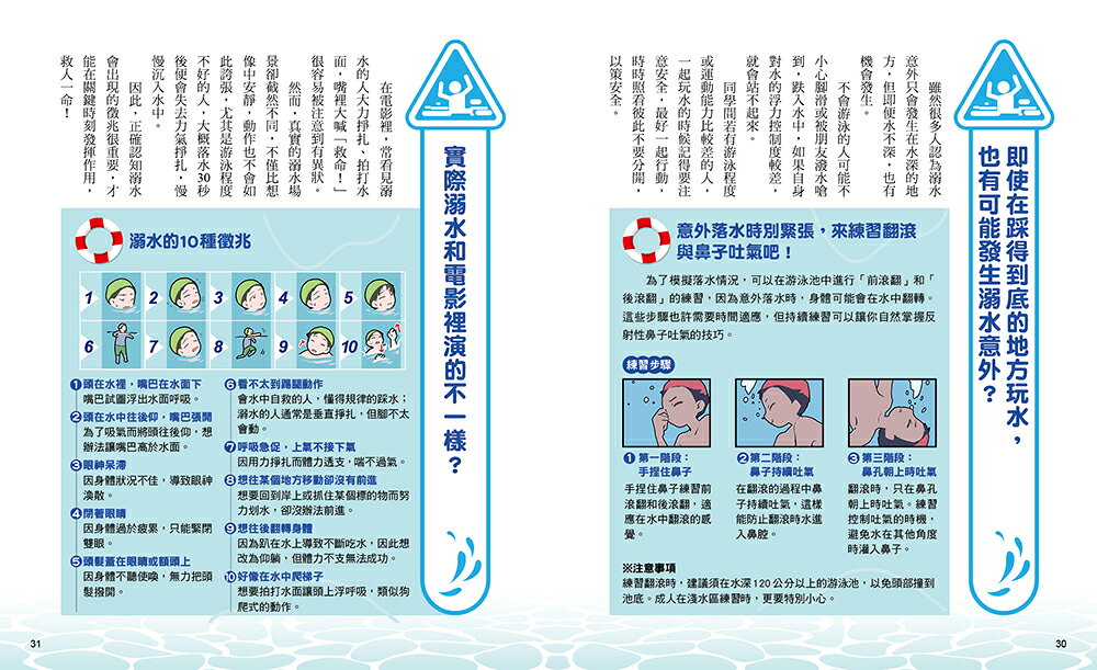 就是要學防溺自救！讓你安心戲水的漫畫圖解自救百科 6