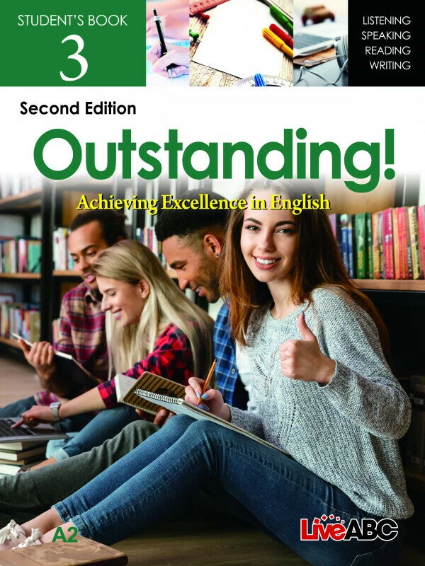 Outstanding! 2nd Edition Book 3 (1版) LiveABC 2017 希伯崙公司 