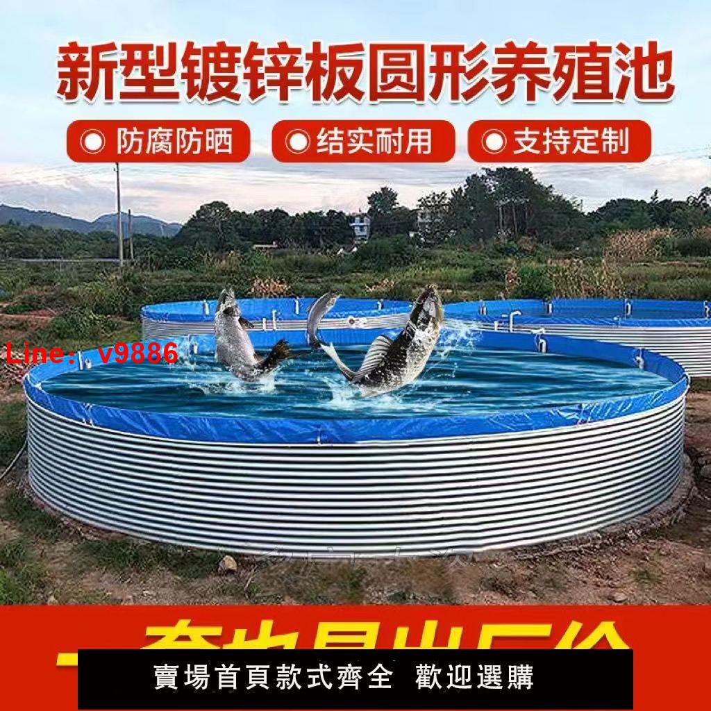 【臺灣公司 超低價】高密度鍍鋅板帆布養殖魚池全套蓄水池防水布大型養魚水箱專用特厚