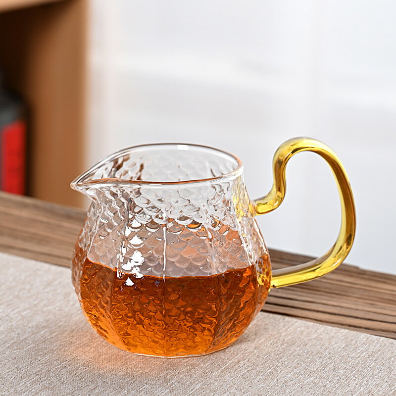 玻璃公道杯大小公杯茶漏套裝加厚耐熱大號茶海分茶器功夫茶具配件