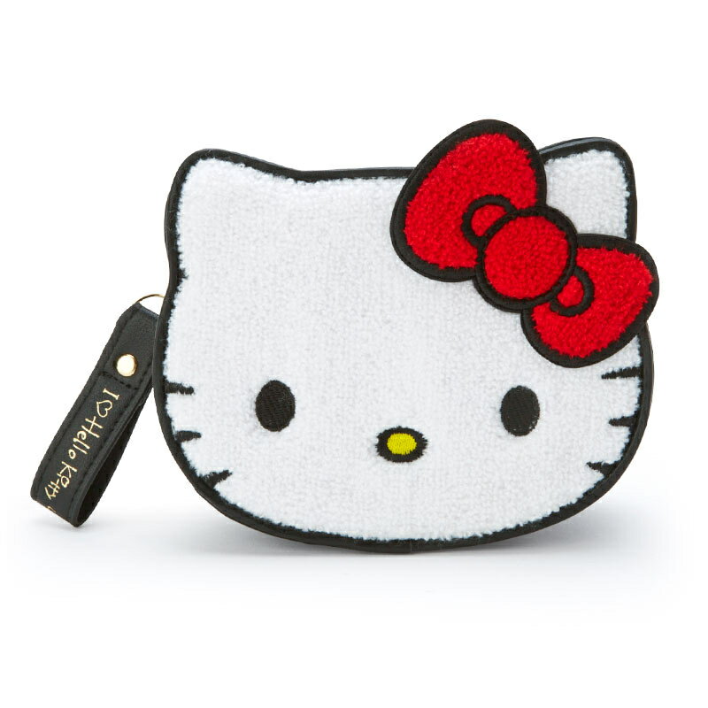 【震撼精品百貨】Hello Kitty 凱蒂貓 HELLO KITTY化妝包-造型大頭滿版#33798 震撼日式精品百貨