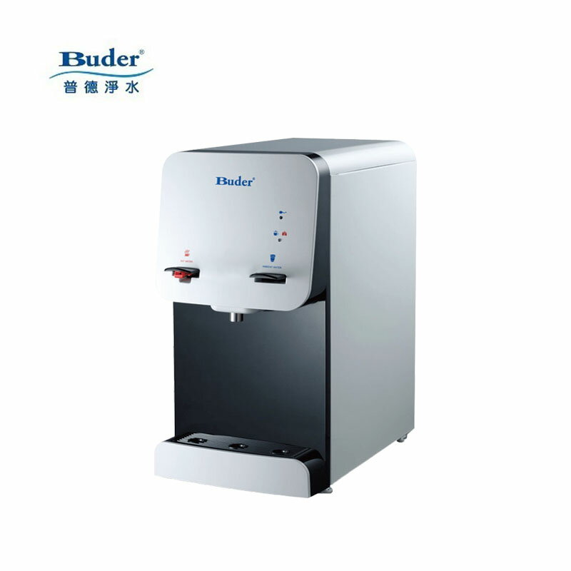 BUDER普德熱交換BD-3020按壓式雙溫桌上型飲水機內建中空絲膜淨水器 大大淨水