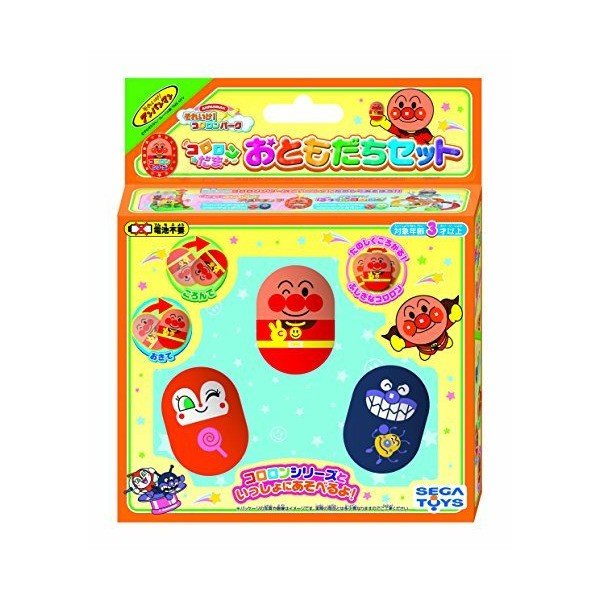 大賀屋 麵包超人 不倒翁 3入 細菌人 小病毒 玩具 兒童 幼兒玩具 幼兒 紅精靈 日貨 正版授權 T00110183
