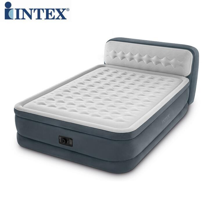 【臺灣公司 可開發票】INTEX充氣床墊家用戶外單雙人氣墊床電動加厚雙層便攜折疊沖氣床