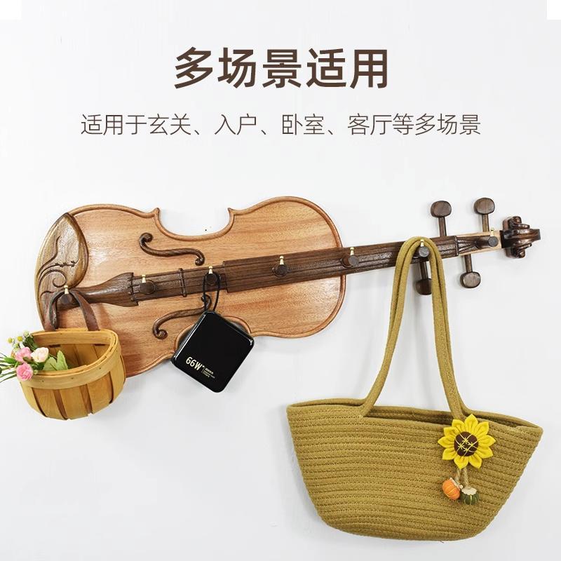 免運開發票 掛衣鉤 創意實木掛鉤排鉤強力貼免打孔木製玄關裝飾墻壁壁掛掛衣架掛衣鉤