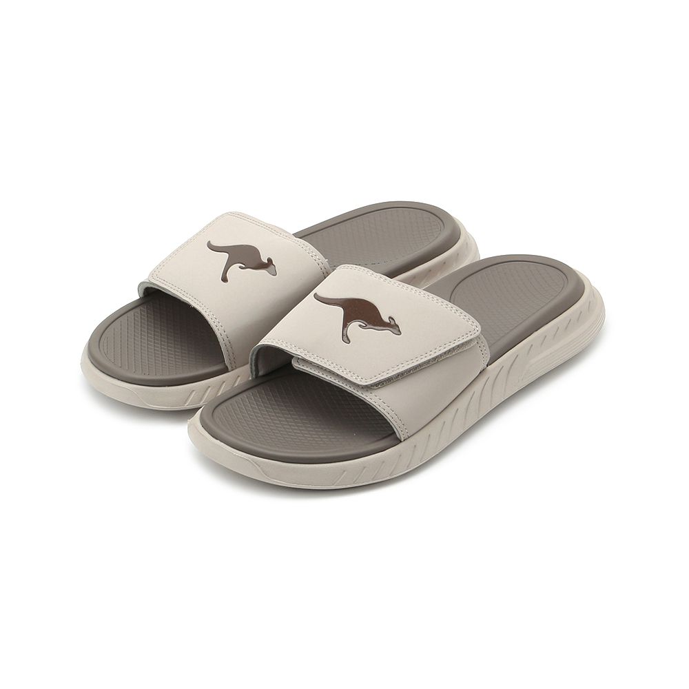 KANGAROOS HUPER SLIDE 厚片吐司拖鞋 米 KM61191 男鞋