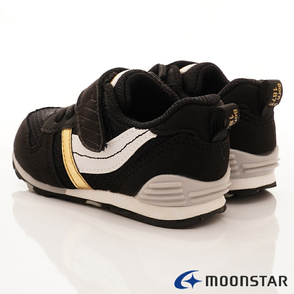日本月星Moonstar機能童鞋HI系列寬楦頂級學步鞋款2121S66黑(中小童段) 5