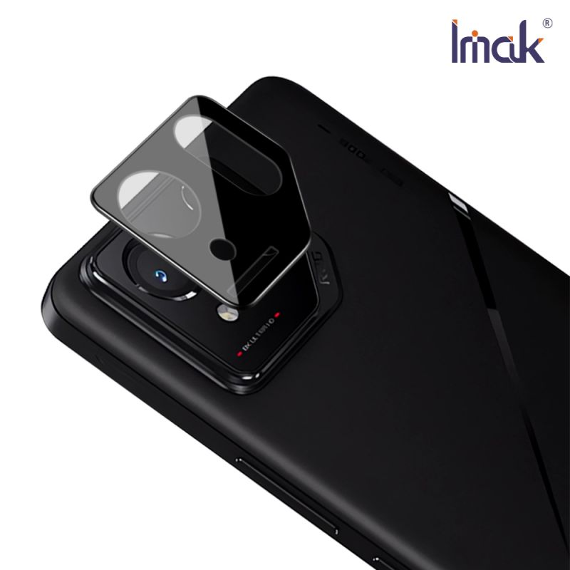 鏡頭貼 Imak 艾美克 ASUS 華碩 ROG Phone 8 Pro 鏡頭玻璃貼(一體式)(曜黑版) 奈米吸附 鏡頭貼 【愛瘋潮】【APP下單最高22%回饋】