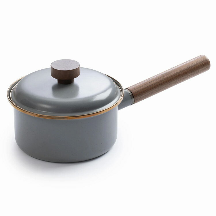 Barebones CKW-377 琺瑯單柄鍋 Enamel Saucepan 石灰色 / 城市綠洲 (鍋具 湯鍋 露營炊具) 1