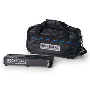RockBoard DUO 2.0 效果器板+袋 32x14公分 Warwick 公司品牌【唐尼樂器】