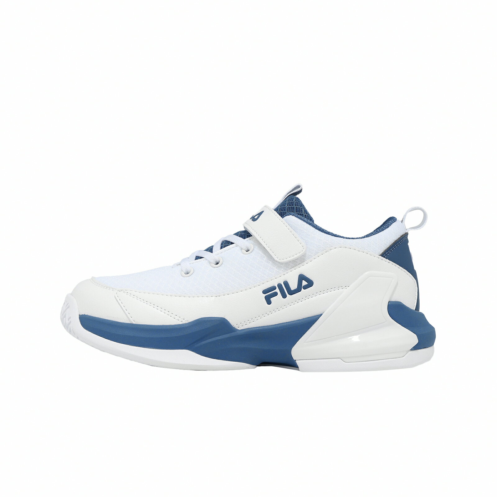 Fila 籃球鞋 B802A 中大童鞋 女鞋 白 魔鬼氈 運動鞋 3B802A113