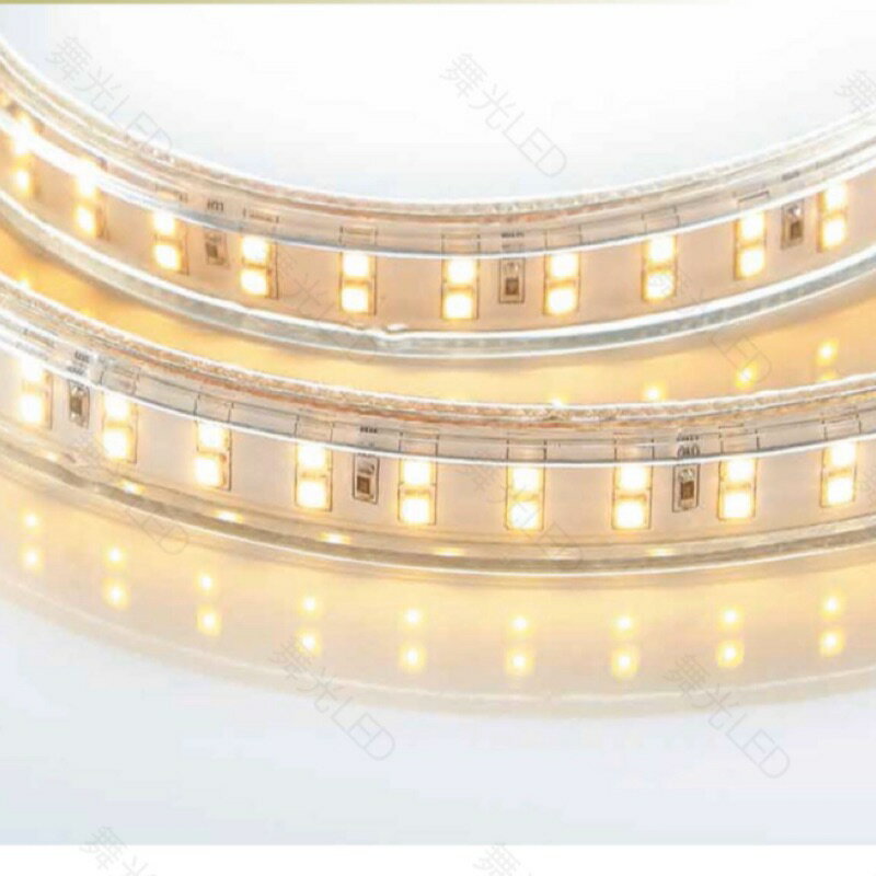 客製 保固一年 直接插電源 就能使用 LED軟條燈 50cm  電壓 110V 暖白 黃光 50公分 (A Light)