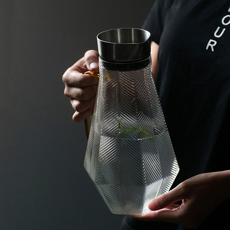 玻璃冷水壺耐熱高溫家用涼白開水杯套裝北歐大容量涼水壺果汁扎壺