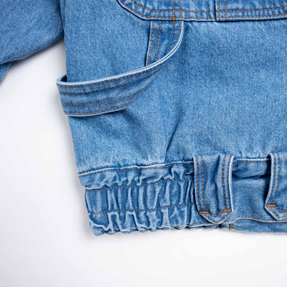 EDWIN 男款 復古牛仔夾克外套 (中古藍) 8