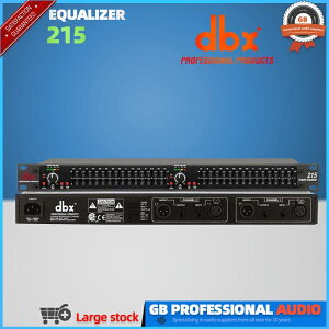APP下單享點數9%｜DBX 215+Ub雙通道15頻段均衡器Equalizer EQ超低音揚聲器效果音頻處理