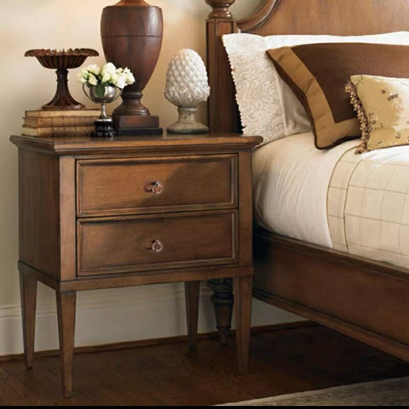 【可打統編 超低價】美式覆古實木架子床法式小戶型主臥羅馬柱實木四柱床1.8米蚊帳長 4