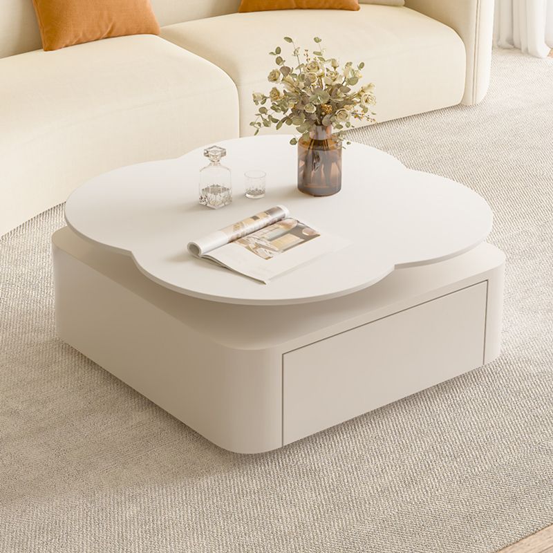 奶油風迷你巖板花朵茶幾小戶型簡約創意客廳家用云朵小茶幾桌