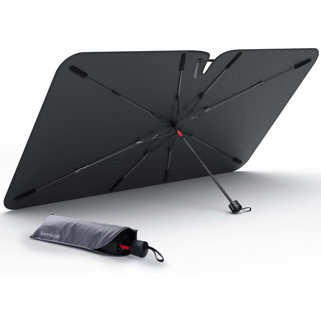 【日本代購】Lamicall 車用遮陽傘 中 (135x75公分)