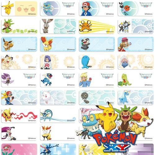 寶可夢姓名貼 Pokémon GO 神奇寶貝~皮卡丘姓名貼紙~