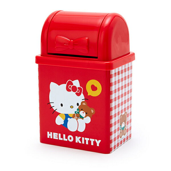 【震撼精品百貨】凱蒂貓 Hello Kitty 日本SANRIO三麗鷗 KITTY 桌上型可愛垃圾桶*43287 震撼日式精品百貨