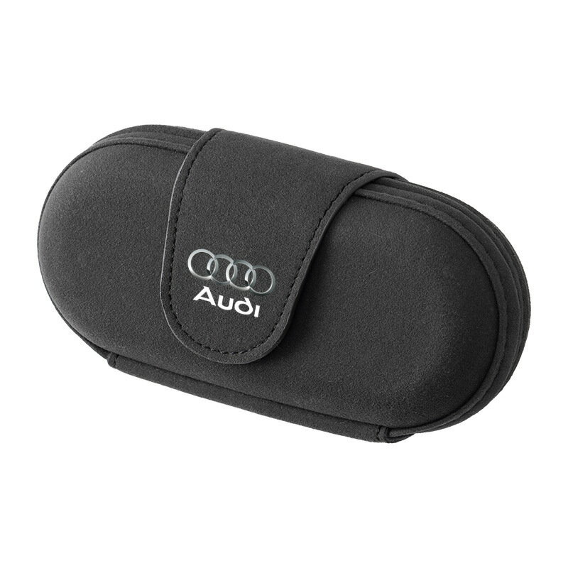 奧迪A6L A4L Q5L Q2L Q3 A3 A5L汽車載眼鏡盒收納墨鏡眼鏡夾