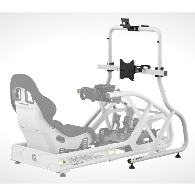 米特3C數位–FANATEC 台灣公司貨 GT Cockpit Monitor Stand White 螢幕架 支援32"~65"