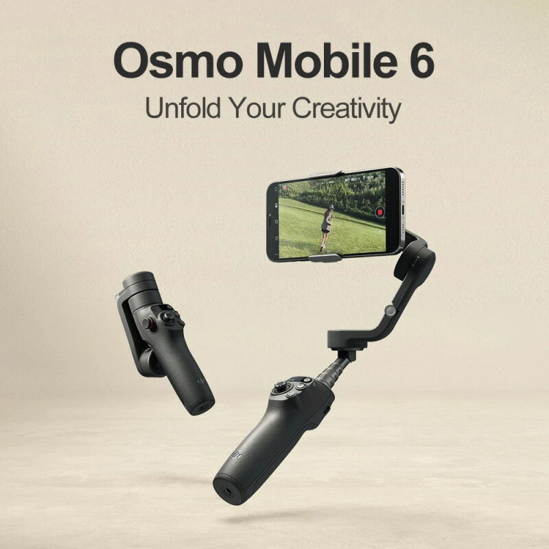 大疆 DJI Osmo Mobile 6 OM6手持雲臺穩定器 三軸智慧跟隨可伸縮【Snowbelle優選】