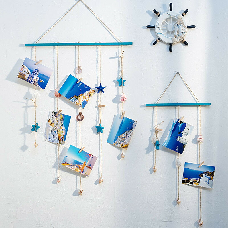 照片墻吊飾ins風幼兒園室內宿舍地中海洋風格主題創意房間裝飾品