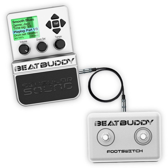 (公司貨兩年保固) BeatBuddy Singular 含外接踏板 擬真數位鼓機 MIDI 同步節奏機【唐尼樂器】