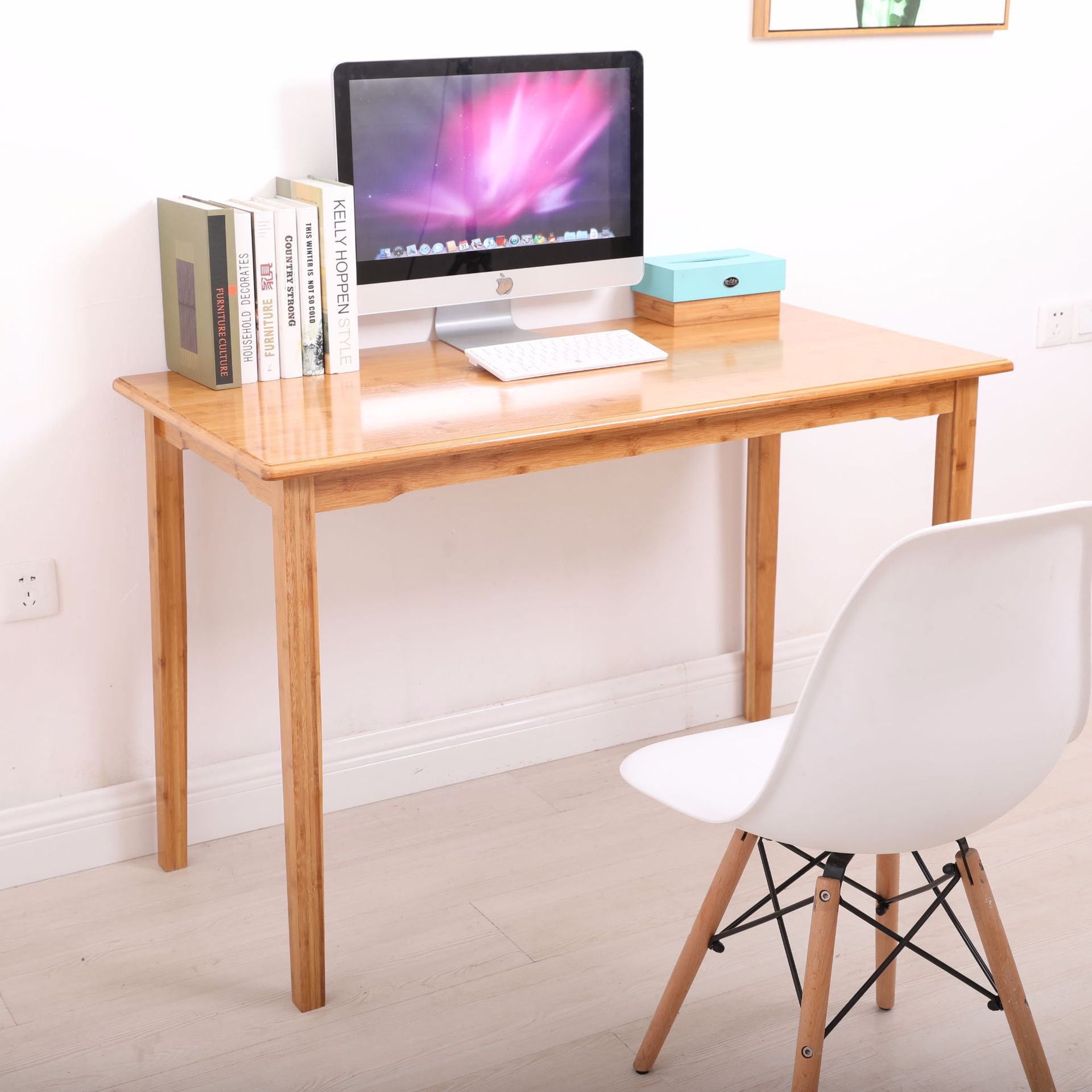 電腦桌 電腦臺 電腦桌臺式家用寫字臺實木小桌子簡約現代書桌簡易辦公桌子