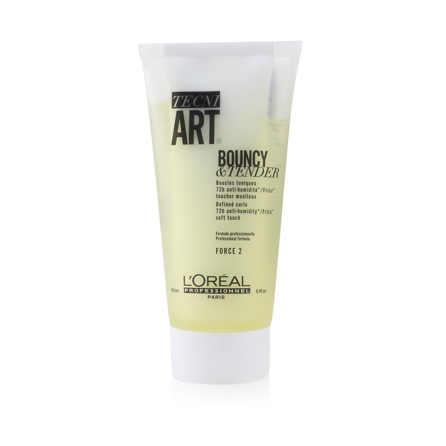 萊雅 L'Oreal - Professionnel Tecni.Art 彈性及柔軟凝膠乳霜 (捲髮塑型, 72小時抗潮濕/ 毛躁 柔軟質感 - Force 2)