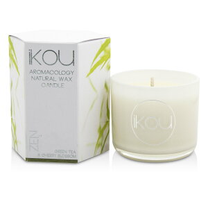 iKOU - Aromacology天然蠟蠟燭 - Zen (綠茶&櫻花)Eco-Luxury Aromacology Natural Wax Candle Glass - Zen (Green Tea & Cherry Blossom)