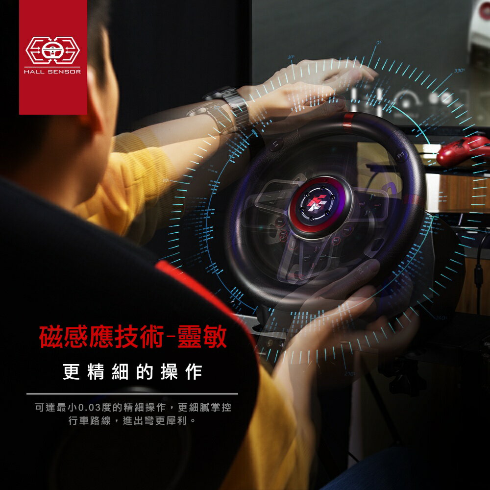 【AS電玩】FlashFire 鈴鹿車神 豪華 賽車方向盤 (支援PS5/PS4/XBOX/Switch 2/ PC) 2