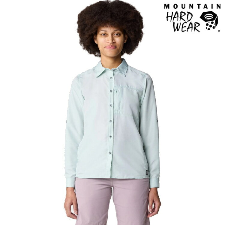 活動價 Mountain Hardwear Canyon 女款 防曬輕量襯衫 2110541 334 礦泉綠