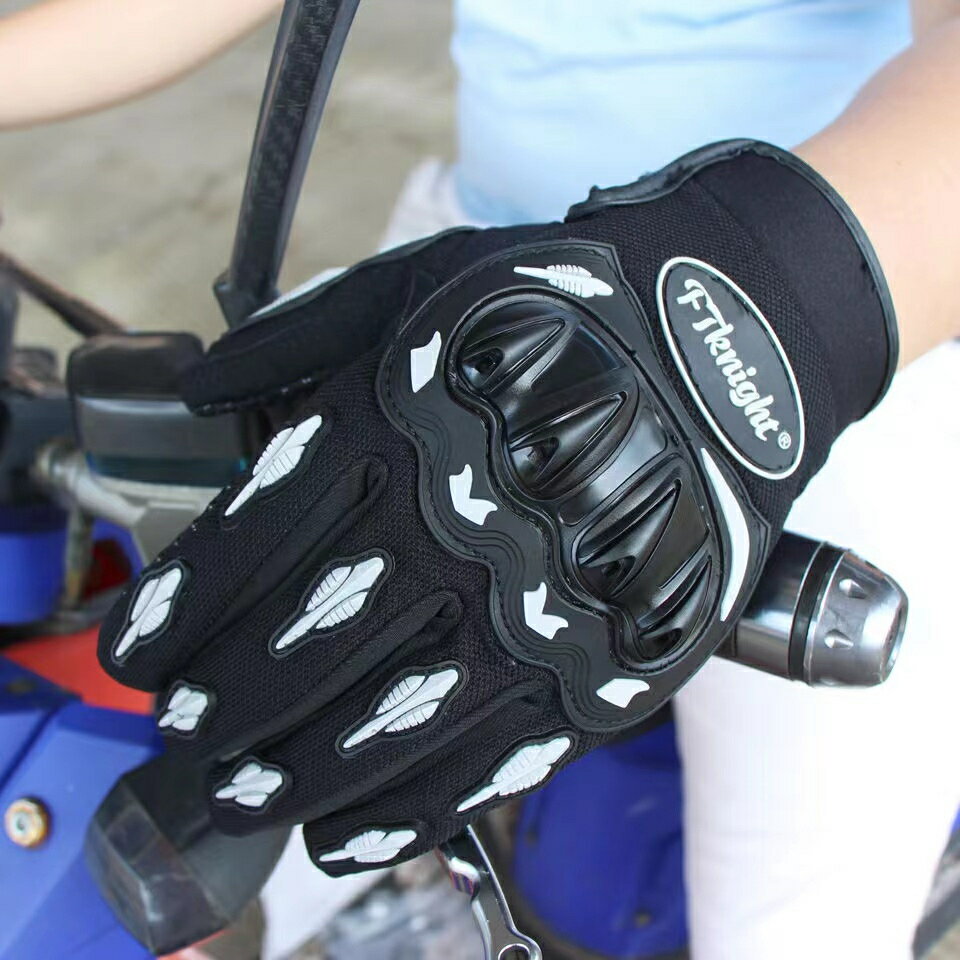 機車手套 戶外騎行全指手套 越野騎行手套 機車防摔透氣手套