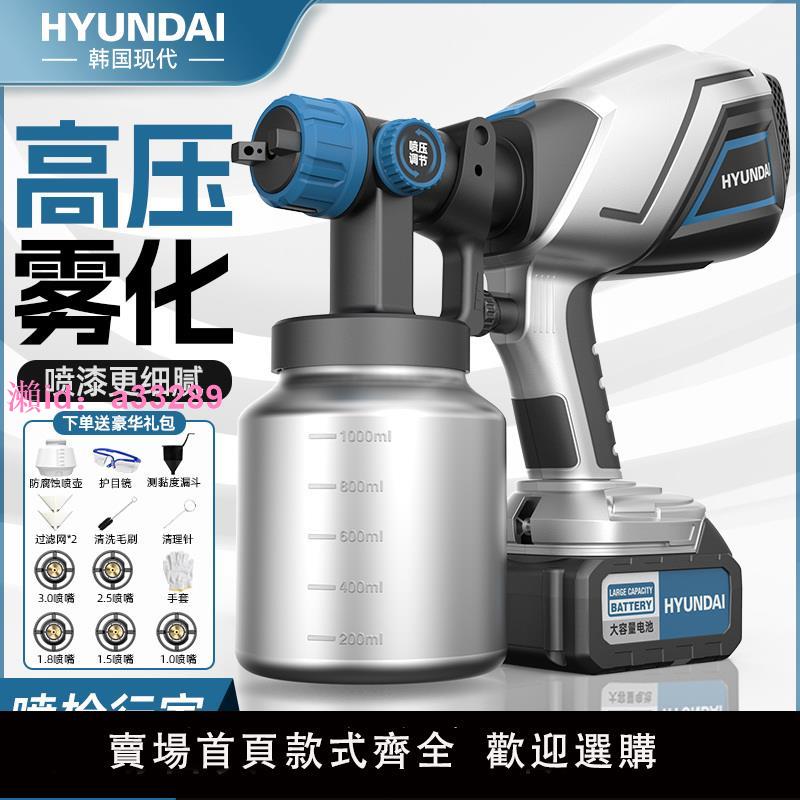 電動噴漆槍小型家用充電式油漆噴槍220v真石乳膠漆專用噴漆一體機
